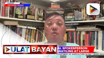 Atty. Harry Roque, nasa Pilipinas pa ayon sa PNP