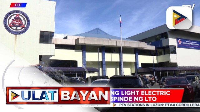 Pagpaparehistro ng light electric vehicles, sinuspinde ng LTO