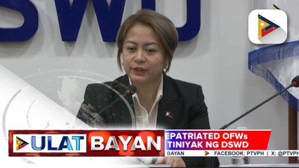 Tulong para sa repatriated OFWs mula sa Lebanon, tiniyak ng DSWD