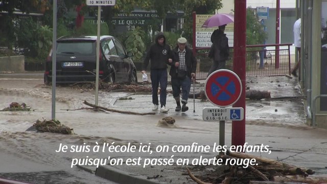 France : pluies exceptionnelles sur le Centre-Est en alerte rouge