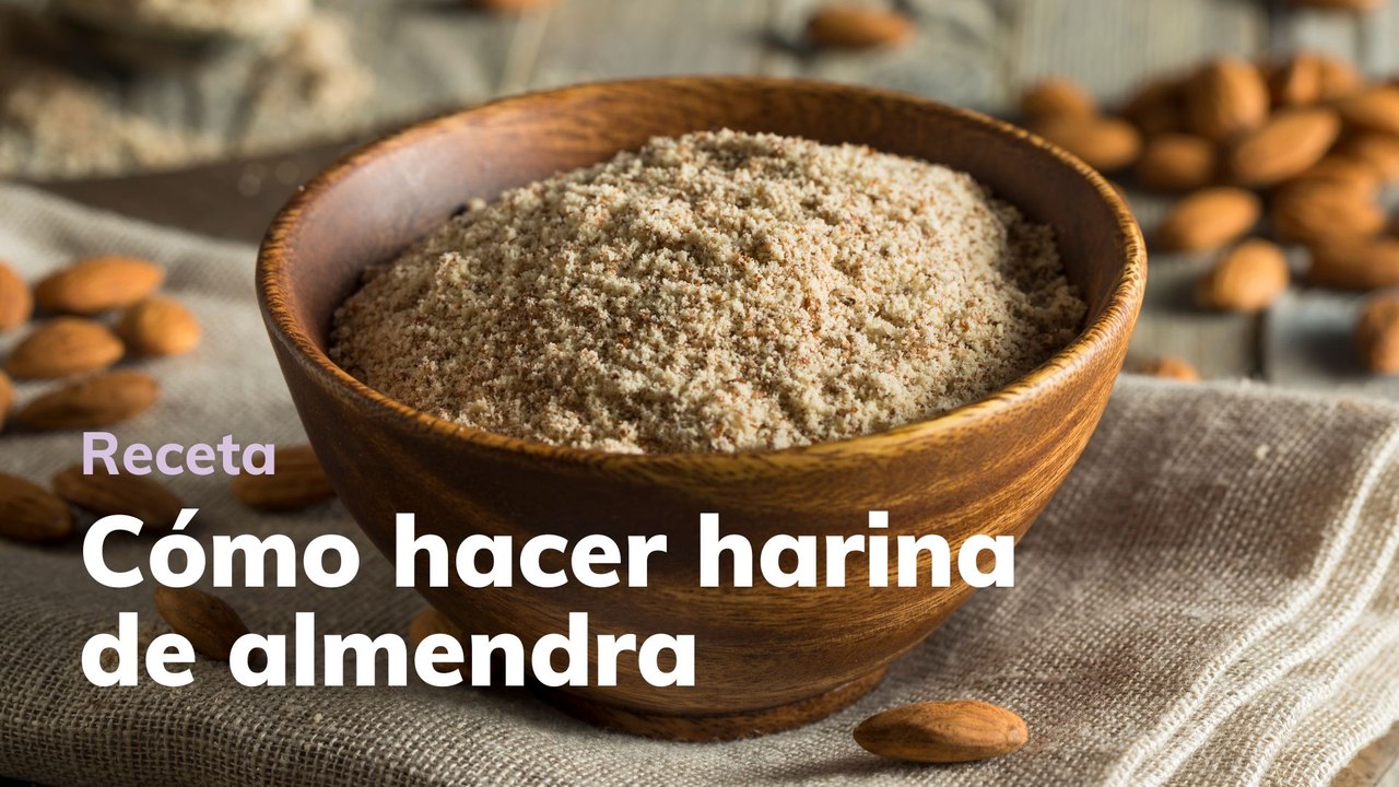 Cómo hacer harina de almendra