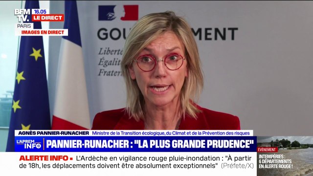 Agnès Pannier-Runacher sur les crues: Nous faisons face à une situation inédite par son ampleur (…) c'est du jamais-vu