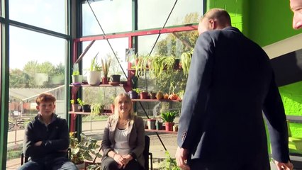 Prince William takes part in mock crime scene investigation