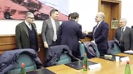 L'incontro tra il ministro Salvini e il presidente Marsilio
