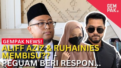 #GempakVideoNews : Aliff Aziz & Ruhainies Membisu Selepas Perbicaraan Kes Khalwat