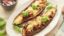 Berenjenas rellenas de carne - Cocina Fácil