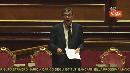 Manovra, Giorgetti: "Non va contro poveri cristi, aiuta chi ha bisogno"