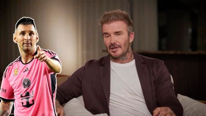 Messi es la inspiración de las nuevas generaciones, asegura David Beckham