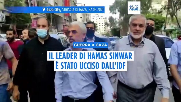Governo Israele conferma: il leader di Hamas Yahya Sinwar è stato ucciso dall'Idf a Gaza