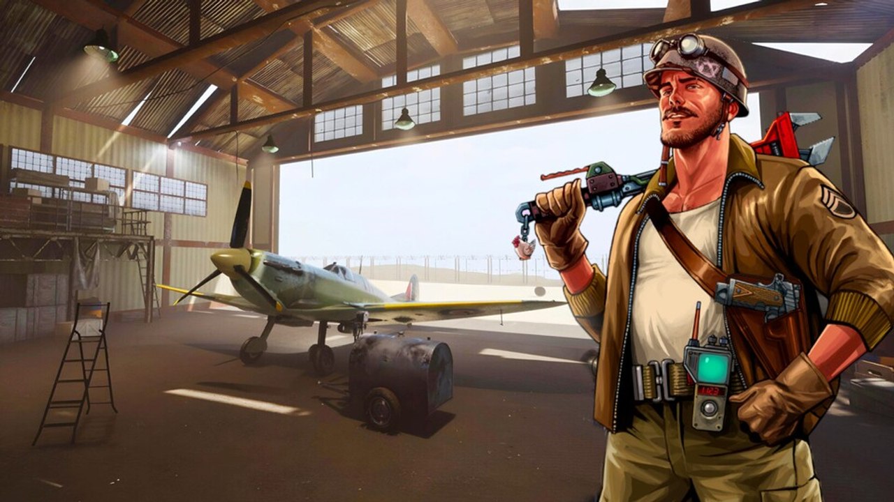 In War Mechanic spielt ihr als Mechaniker im Zweiten Weltkrieg - mit Robotern