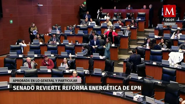 El Senado aprueba reforma energética en todos los aspectos, anulando decisión de Peña Nieto