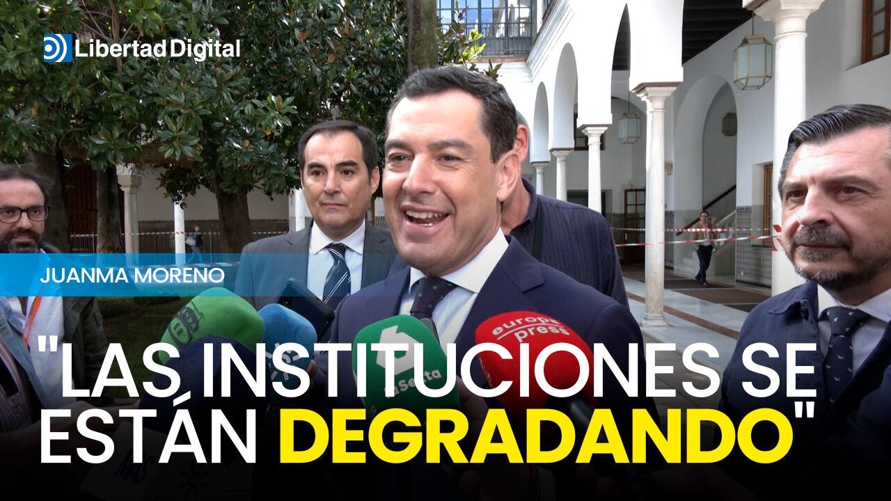 Moreno denuncia que las instituciones se están degrandado desde que Sánchez es presidente