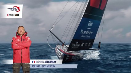Vendée Globe 2024 - Skipper Romain ATTANASIO / Fortinet - Best Western