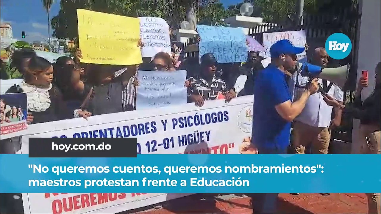 No queremos cuentos, queremos nombramientos maestros protestan frente a Educación