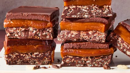 Caramel Crunch Bars Pack In Layers Of Sticky-Sweet Flavor