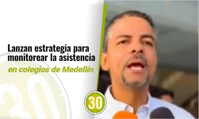 Download Video: Lanzan estrategia para monitorear la asistencia en colegios de Medellín