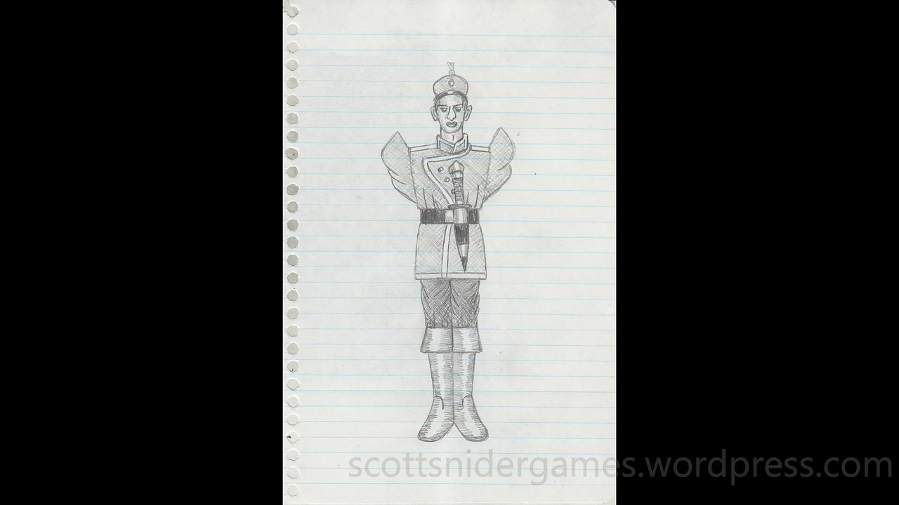 Soldier Pencil Sketch Video #459 (10-17-2024)