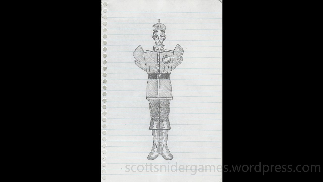Soldier Pencil Sketch Video #461 (10-17-2024)