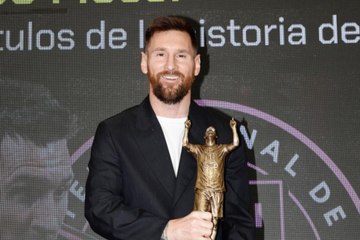 Messi agradece a MARCA el reconocimiento como jugador con más títulos: "Pude cumplir todos mis sueños"
