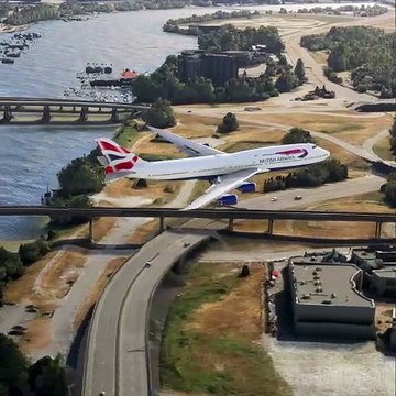 Der Pilot der Boeing 747 der British Airways konnte nicht stabil landen