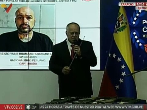 Vicepdte. Cabello: CICPC logra recuperar 33 fusiles que banda desestabilizadora tenía en su poder