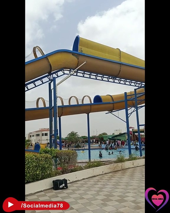 Biggest Snake Slide at Water Park