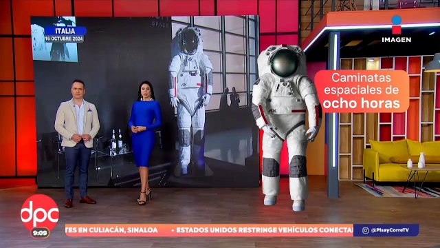 Presentan traje espacial para lograr caminatas espaciales de ocho horas
