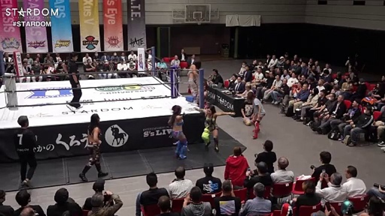 Saya Iida spanks Mina Shirakawa and Maika spanks Hazuki