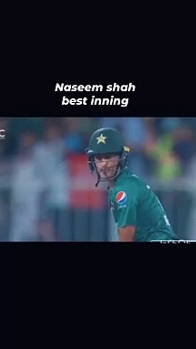 Naseem shah best inning