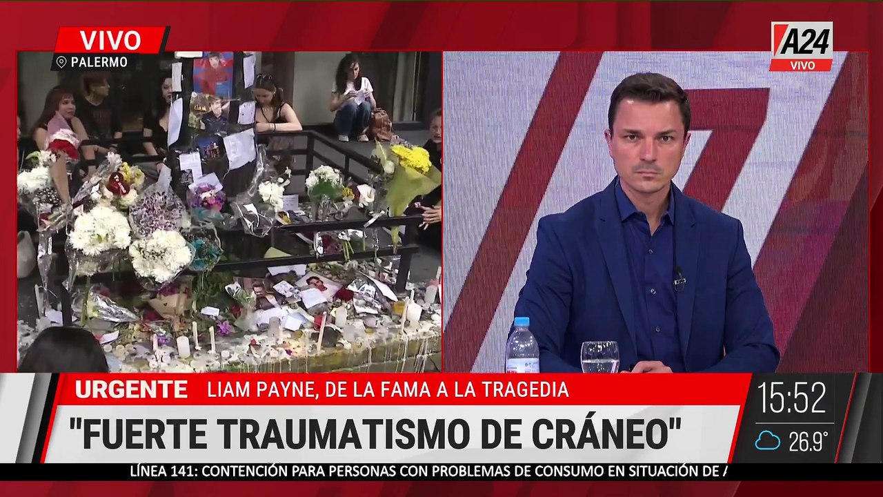  MUERTE DE LIAM PAYNE: FANS RINDEN HOMENAJE EN LA ENTRADA DEL HOTEL