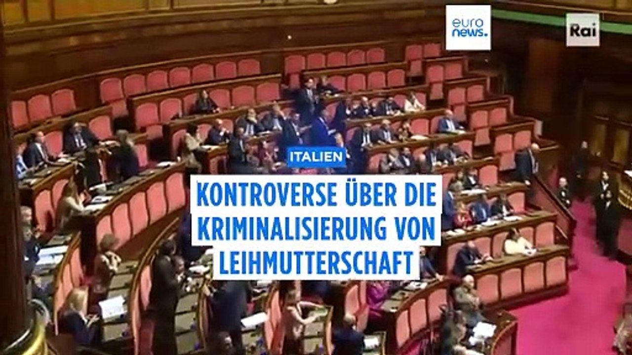 Italien löst Kontroverse um Kriminalisierung von Leihmutterschaft im Ausland aus