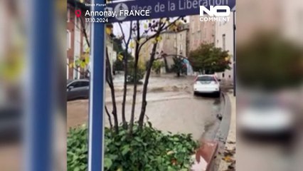 Fransa'nın güneyinde şiddetli yağışlar sele yol açtı