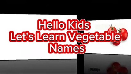 Learn 50+ Vegetable Names with Pictures - Educational Kids Stream