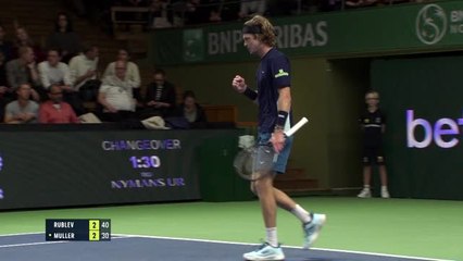 Stockholm - Rublev stoppe Muller