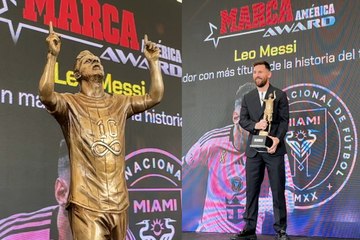 Lionel Messi and MARCA shine in Miami as they honor the greatest soccer player of all time
