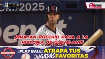 MLB: Brayan Rocchio pasa a la historia de Cleveland con alucinante racha ofensiva