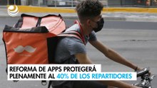 Reforma de apps protegerá plenamente al 40% de los repartidores