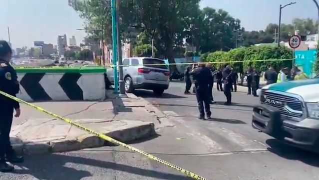 CDMX: Zona de Viaducto y Cuauhtémoc acordonada tras muerte de mujer a balazos en pleno día