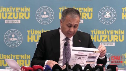 Bakan Ali Yerlikaya suç verilerini paylaştı