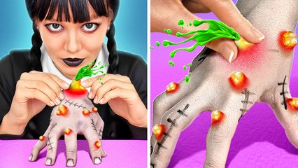 Wednesday Addams At School *Gadgets and Hacks To Become Popular*