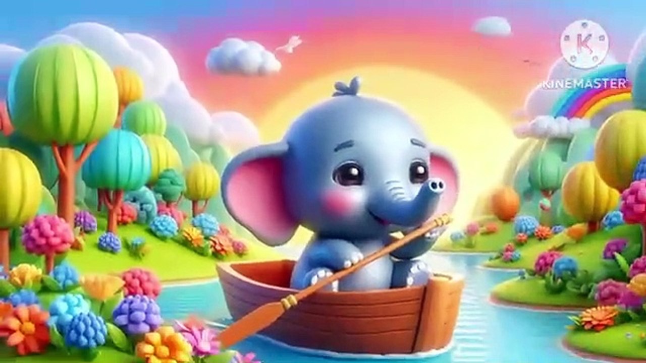 Row row your boat(Animal version) + More Nursery rhymes & Favorite Kids