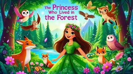 Bedtime stories || The Princess Who Lived in The FOREST || Story Time || Moral stories for kids