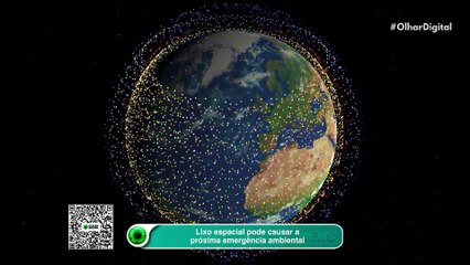 Lixo espacial pode causar a próxima emergência ambiental