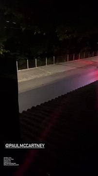 Escoltado, Paul McCartney segue para hotel na Grande Florianópolis