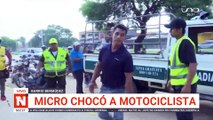 Micro chocado abandonado