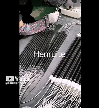 Infrared carbon fiber heater lamp carbon medium wave heating lamp quartz infrared heat