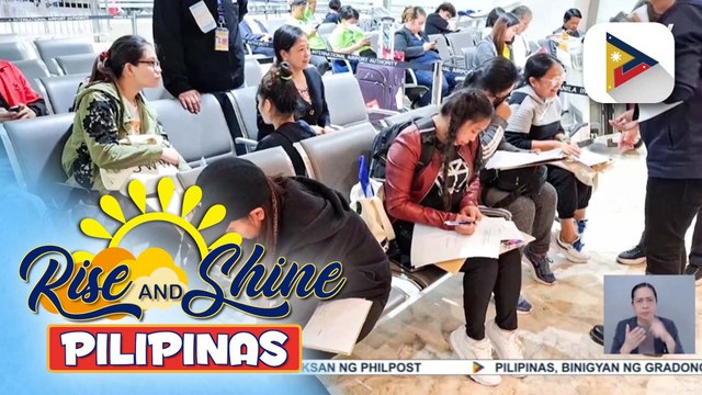 DSWD, tiniyak ang tulong sa repatriated OFWs mula Lebanon