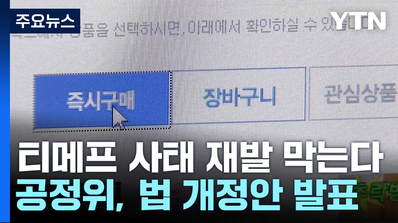 티메프 사태 재발 막는다...판매대금 20일 내 정산·50% 이상 예치 / YTN