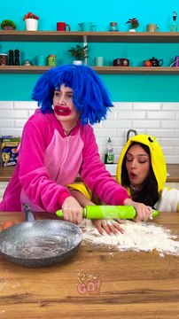 Cooking Chaos When the Kitchen Becomes a TV Show! #123go #food #parenting #hacks #funny