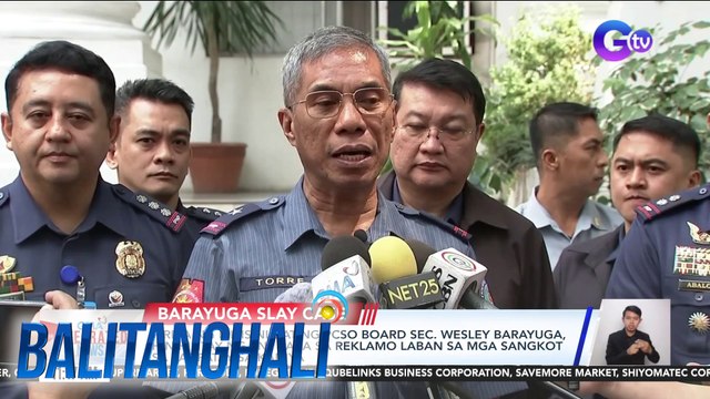 Pirma ng misis ni dating PCSO Board Sec. Wesley Barayuga, hinihintay ng PNP para sa reklamo laban sa mga sangkot sa pagpatay sa kaniya | Balitanghali